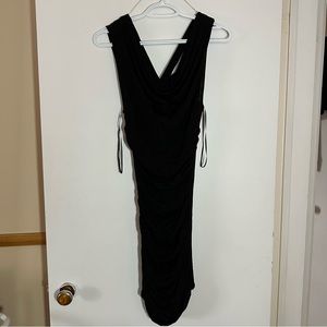 Black sheer fitted dress - Guess Size S